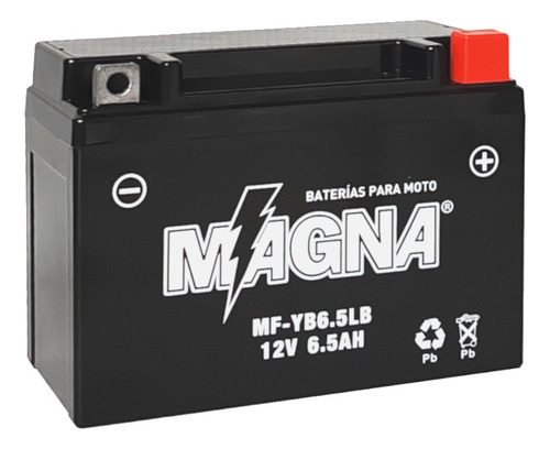 Bateria De Moto Magna Mf Yb6.5lb Akt 125