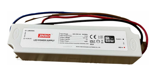 2 Fuentes Balastras Poder Conmutada 60w 12v 5a Exterior Ip67