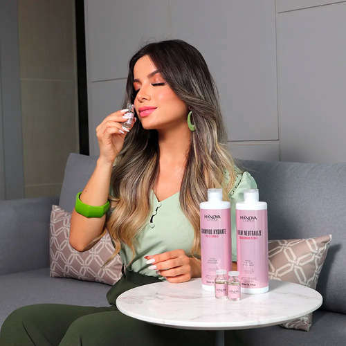 Box Nutrição Cronograma Capilar Hanova Expert 5 Itens