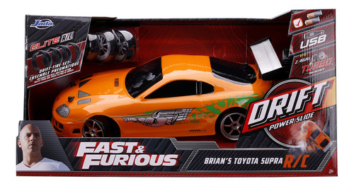 Jada Toys Fast & Furious 1:10 Toyota Supra Control Remoto Ca