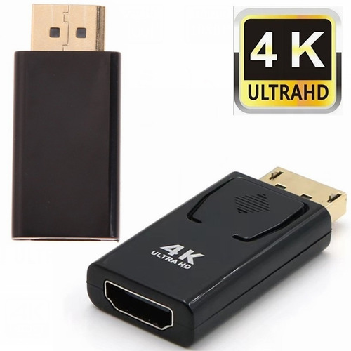 Imagen 4 de 7 de Convertidor Adaptador Displayport Macho A Hdmi Hembra 4k 2k
