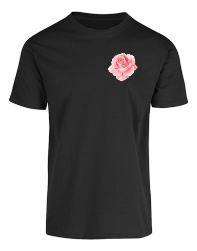 Playera Manga Corta Atardecer Con Flores - Minimalista Moda