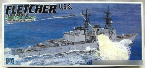 Fletcher Uss 1/700 Destroyer Lee 01090 Milouhobbies
