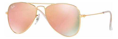 Ray-ban Rj9506s 249/2y Aviator Junior Rosa Dorado