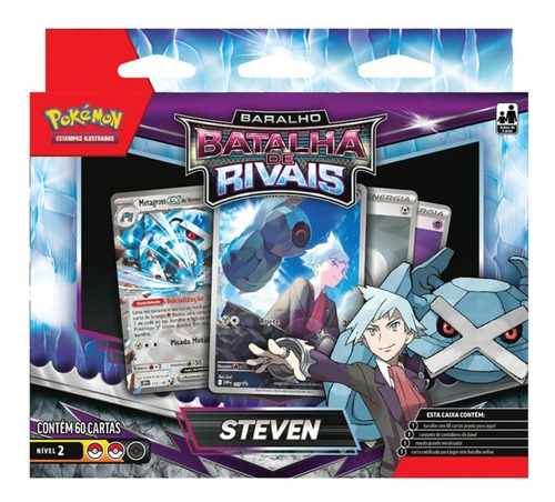 Deck Pokémon Batalha De Rivais Steven Copag Steve Português