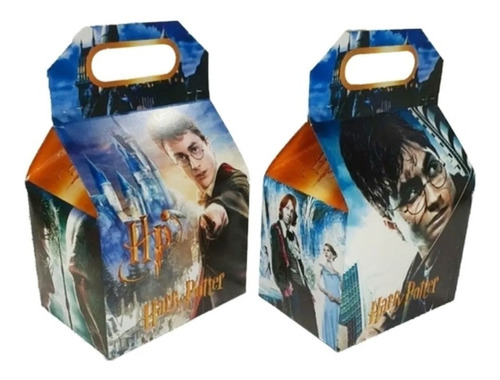 Harry Potter 40 Cajas Dulceras Party Box Fiesta Recuerdos