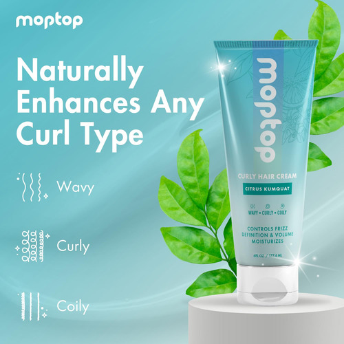 Creme Para Cabelo Moptop Curl Defining Wavy Curly Kinky-coil