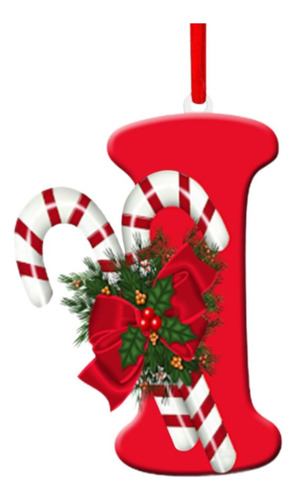 Adorno Colgante Para De Navidad Con Letras, Adorno Para De I