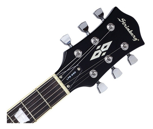 Guitarra elétrica para  canhoto Strinberg LPS Series LPS230 les paul de  tília sunburst brilhante com diapasão de pau-rosa