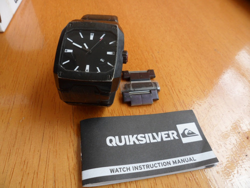 Relógio Quicksilver Caius Black Na Caixa + Elos