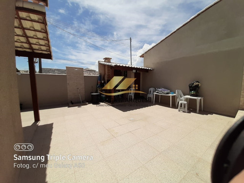 05-2 Casa 3 Quartos, Área Gourmet E Piscina Em Unamar - Cf