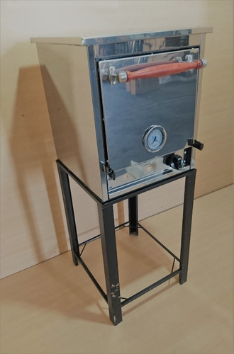 Imagen 4 de 5 de Horno Pizzero 3 Moldes Marca Eg Acero Inoxidable