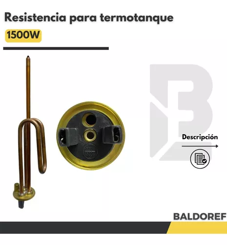 Kit Resistencia Termostato Anodo Termotanque Escorial 1500w