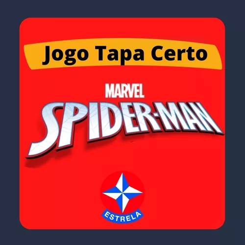 Jogo Infantil - Tapa Certo - Marvel Homem Aranha - Estrela em Promoção na  Americanas