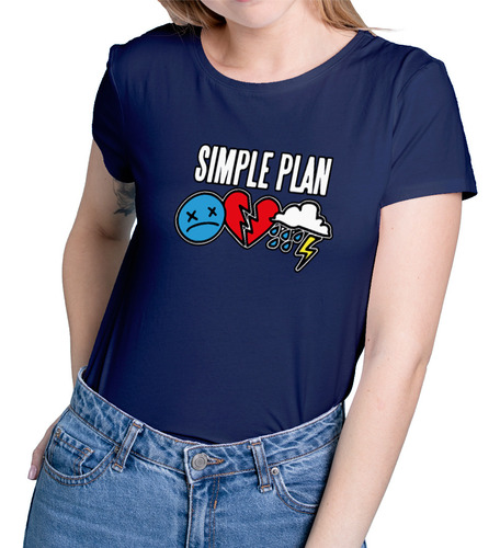 Camiseta Camisa Banda Simple Plan Unissex 100% Algodão Md3