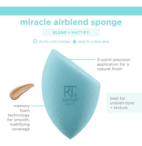 DĂșo De Esponjas De Maquillaje Real Techniques Miracle...
