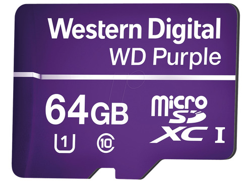 Wd Wd64msd Memoria Microsd 64gb Purple Colombiatel