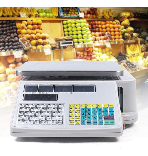 Báscula Informática Precios Digital Comercial Con Impresora