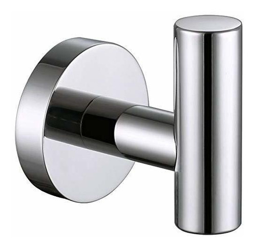 Gancho Baño Cromado Brillante, Acero Inoxidable Sus304,