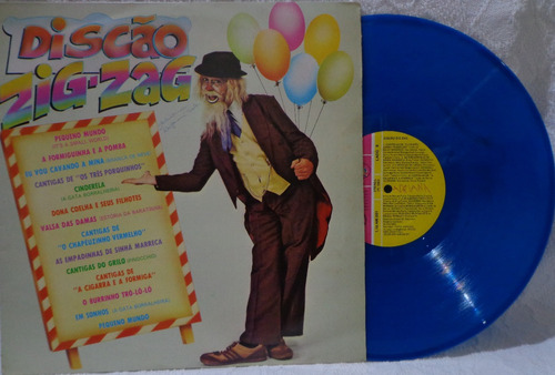 Lp Azul- Discão Zig-zag-1983(pequeno Mundo)sbt