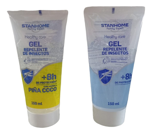 Stanhome 2 Pack Gel Repelente De Insectos Mosquitos 150 Ml