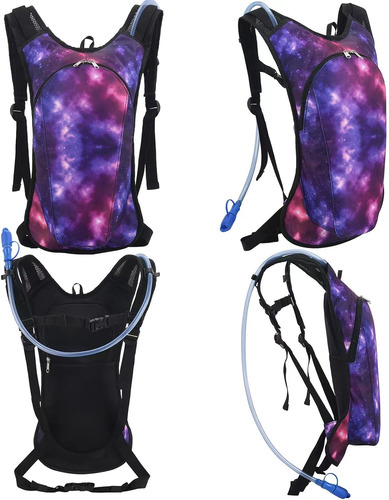 Mochila De Hidratacion Con Vejiga De 2l Y Sorbete Roptat