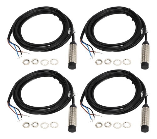 Sonda Inductiva Proximity, 4 Unidades, 12 Mm, Npn, 3 Hilos,