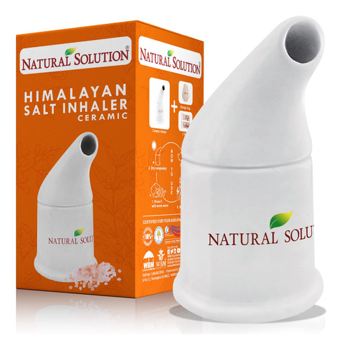 Natural Solution Inhalador De Sal De Ceramica Con 2 Repuesto