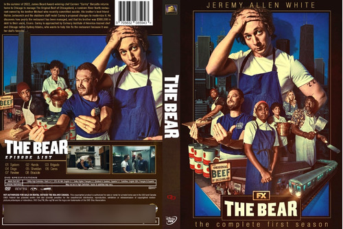 The Bear 2022/2023 Temp. 1 Y 2 En Dvd. 5 Discos. Ing Esp Lat