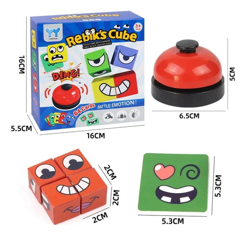 ~ Juego De Mesa Expression Puzzle Building Blocks