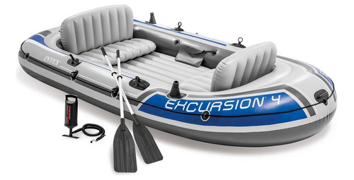 Bote Inflable Excursion 4 Sport Series Intex, Acuarela