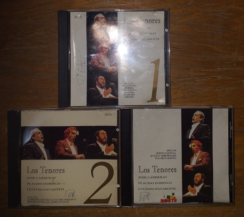 3 Cds De Los Tres Tenores - Carreras Domingo Pavarotti