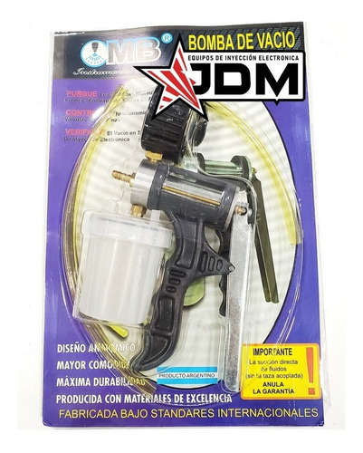 Bomba De Vacio Mb Para Purgar Frenos Taller Mecanico Jdm