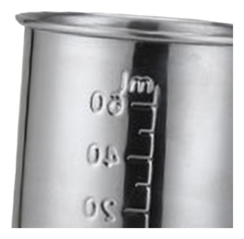 Vaso Graduado For Medicinas, Vaso De Acero Inoxidable 60 Ml