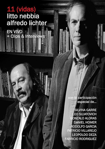 Imagen 1 de 1 de Litto Nebbia & Alfredo Lichter - 11 (vidas) - Dvd