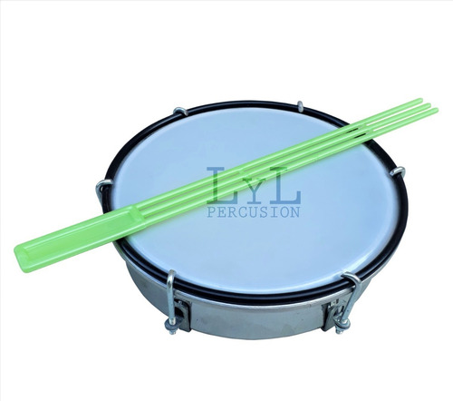 Imagen 5 de 7 de Caseta Tamborin 8 Pulgadas Con Golpeador Instrumento Musical