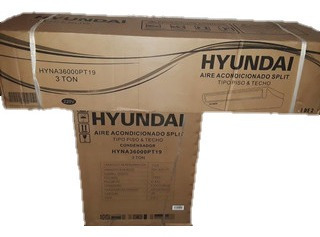 Aire Split De 3 Toneladas Piso/techo Hyundai, 36000btu. 