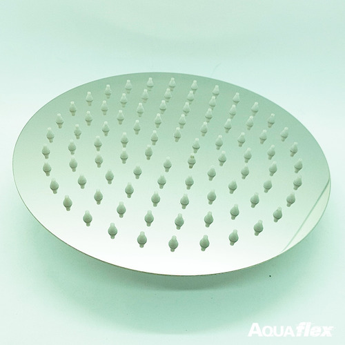 Imagen 4 de 10 de Flor Ducha Redonda 20cm Inox Caño 40cm 7051c C3 Aquaflex