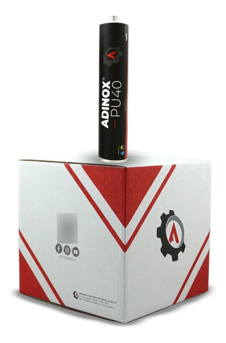 Adinox® Pu-40, Adhesivo Sellador De Poliuretano Gris 300ml