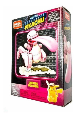 Mega Construx Pokemon Detective Pikachu Lickitung Excelangue