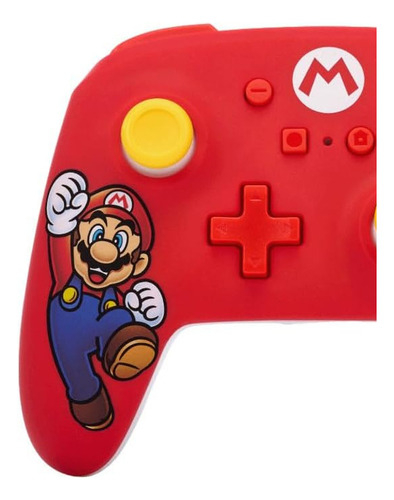 Control Inalámbrico Powera Para Nintendo Switch - Mario Color Rojo