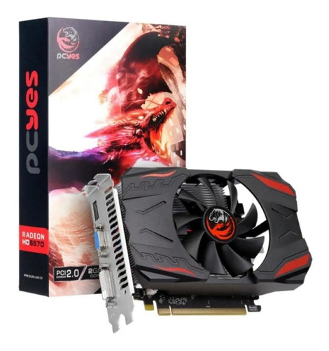 Placa De Vídeo Hd 6570 2gb Gddr3 128 Bits Atx 1 Fan