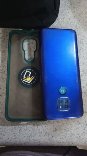 Moto G9 Play 64 Gb Azul 4 Gb Ram C/protector (Usado)