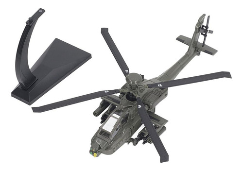 Helicóptero Apache Realista, Mxaah-001, Ah-64 Apache, 1:32, Color Verde