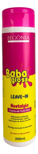 Hidratação Baba Gloss Nostalgia Tutti-frutti Kit Capilar