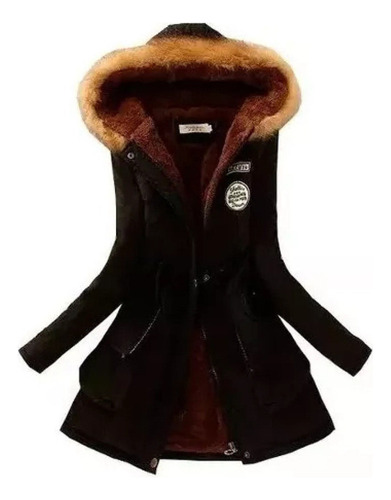 Cazadora Abrigo Chamarra De Colores Con Gorro Para Mujer