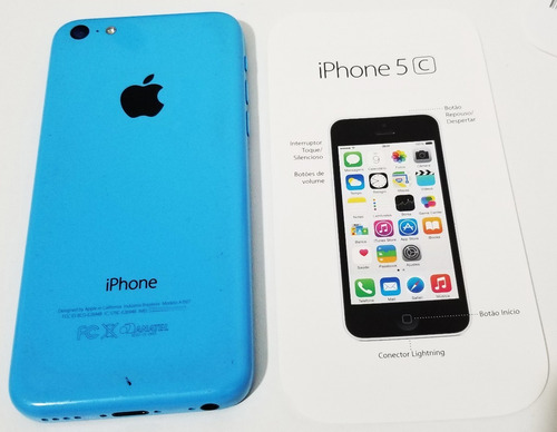 iPhone 5c 8gb Azul ( Funcionando Parcialmente ) Ler Anúncio!