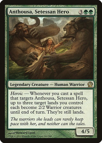 Carta Magic Anthousa, Setessan Hero Theros Mtg