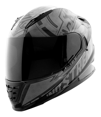 Imagen 1 de 2 de Casco Speed And Strength Ss1600 Sure Shot Gris Para Moto