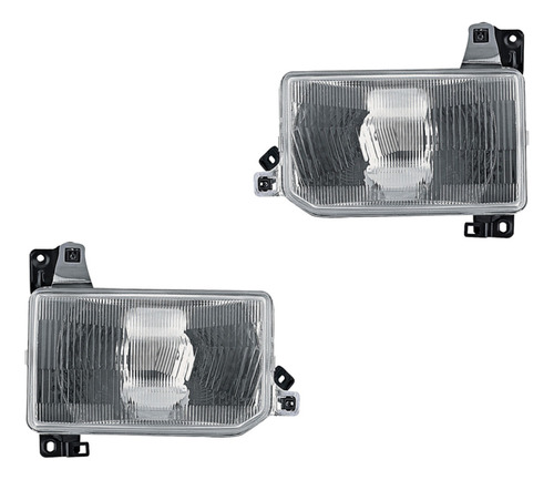 Par Juego Faros Nissan 720  1992 - 1993 Depo Rxc